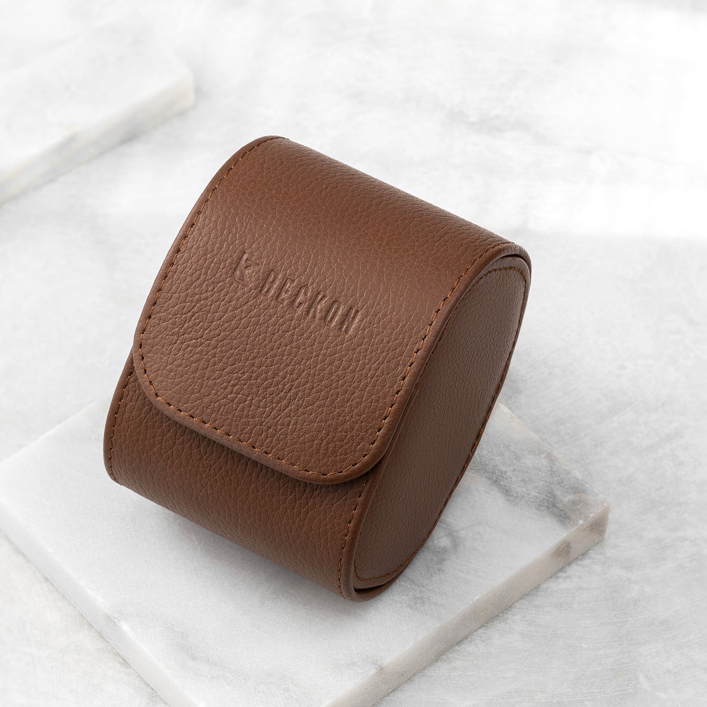 1 Slot Rustic Compact Travel Leather Watch Box