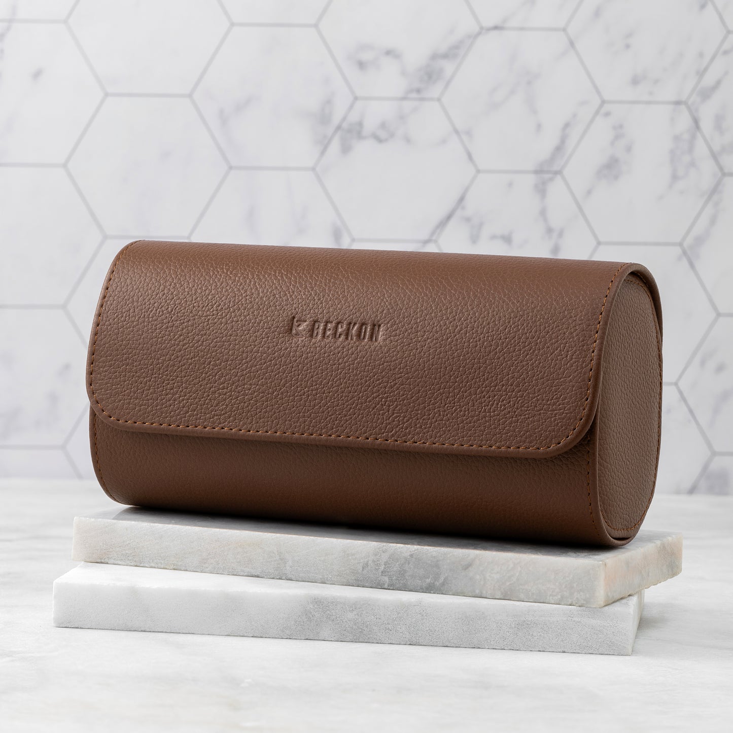 3 Slot Rustic Compact Travel Watch Box
