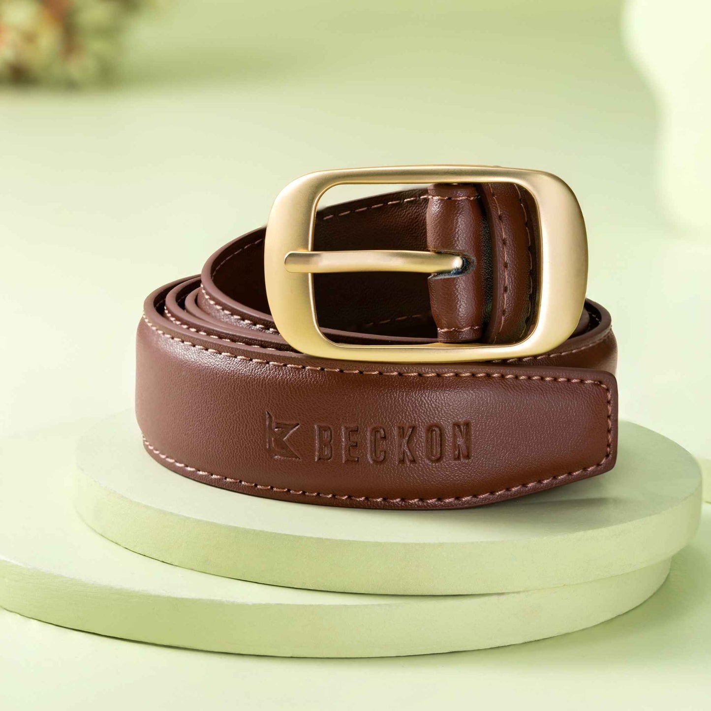 Elite Rustic Cowhide Belt