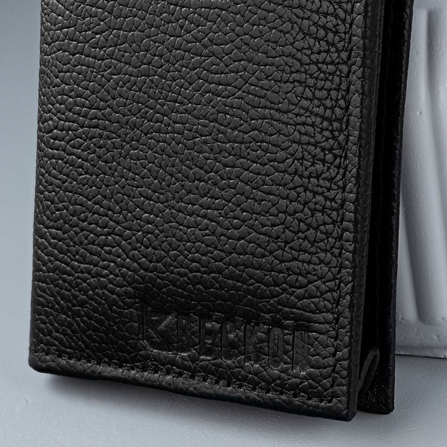 Signature Black Leather Long Wallet for Men | Multi Card & Cash Organizer