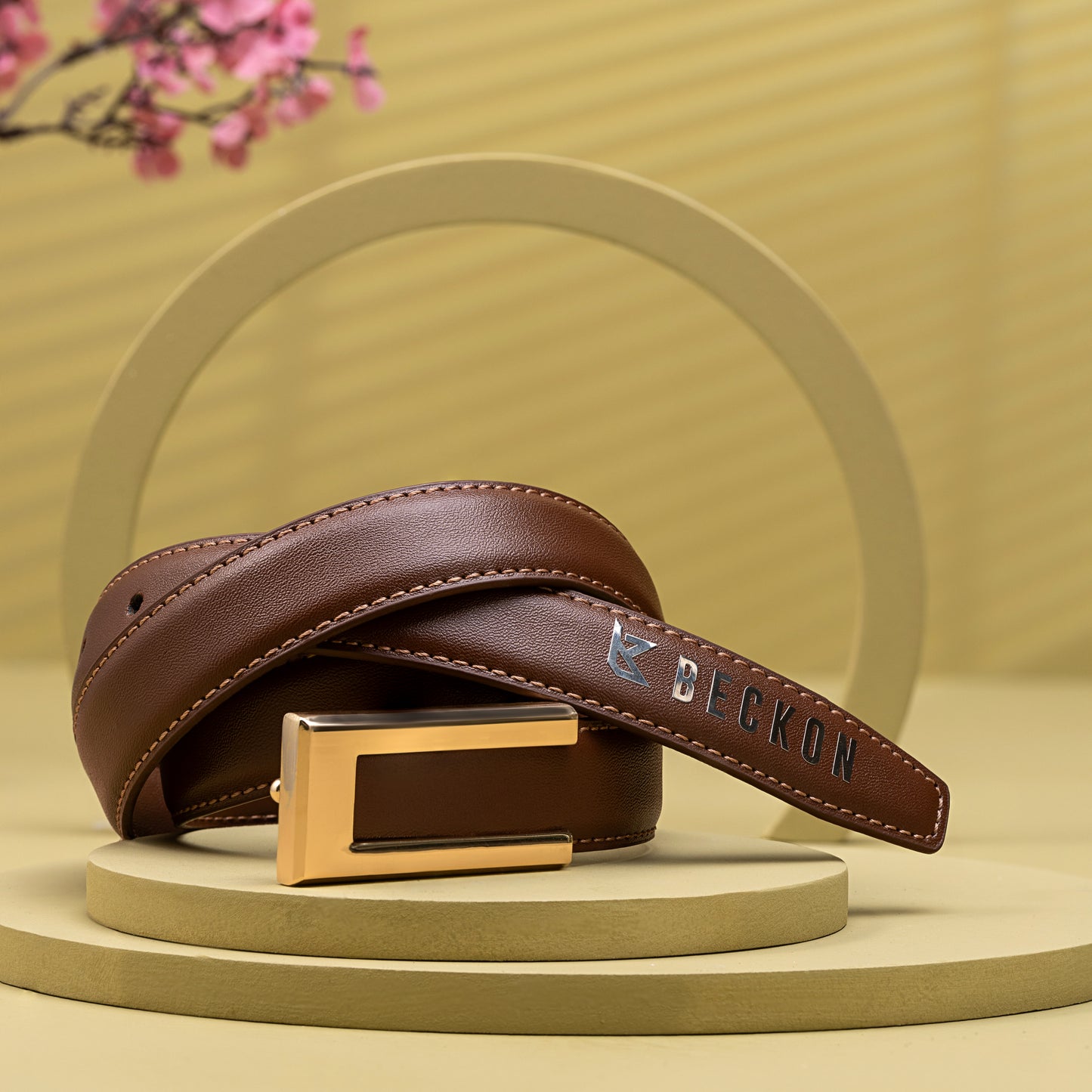 Strappo Rustic Brown Leather Belt