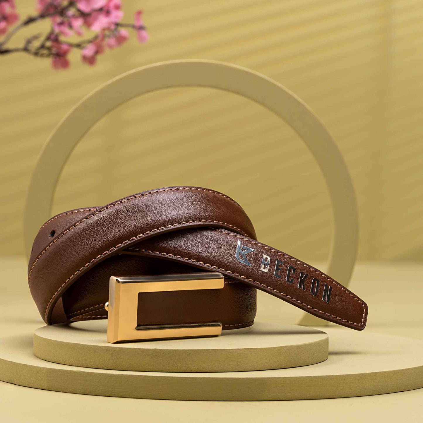 Strappo Rustic Brown Leather Belt