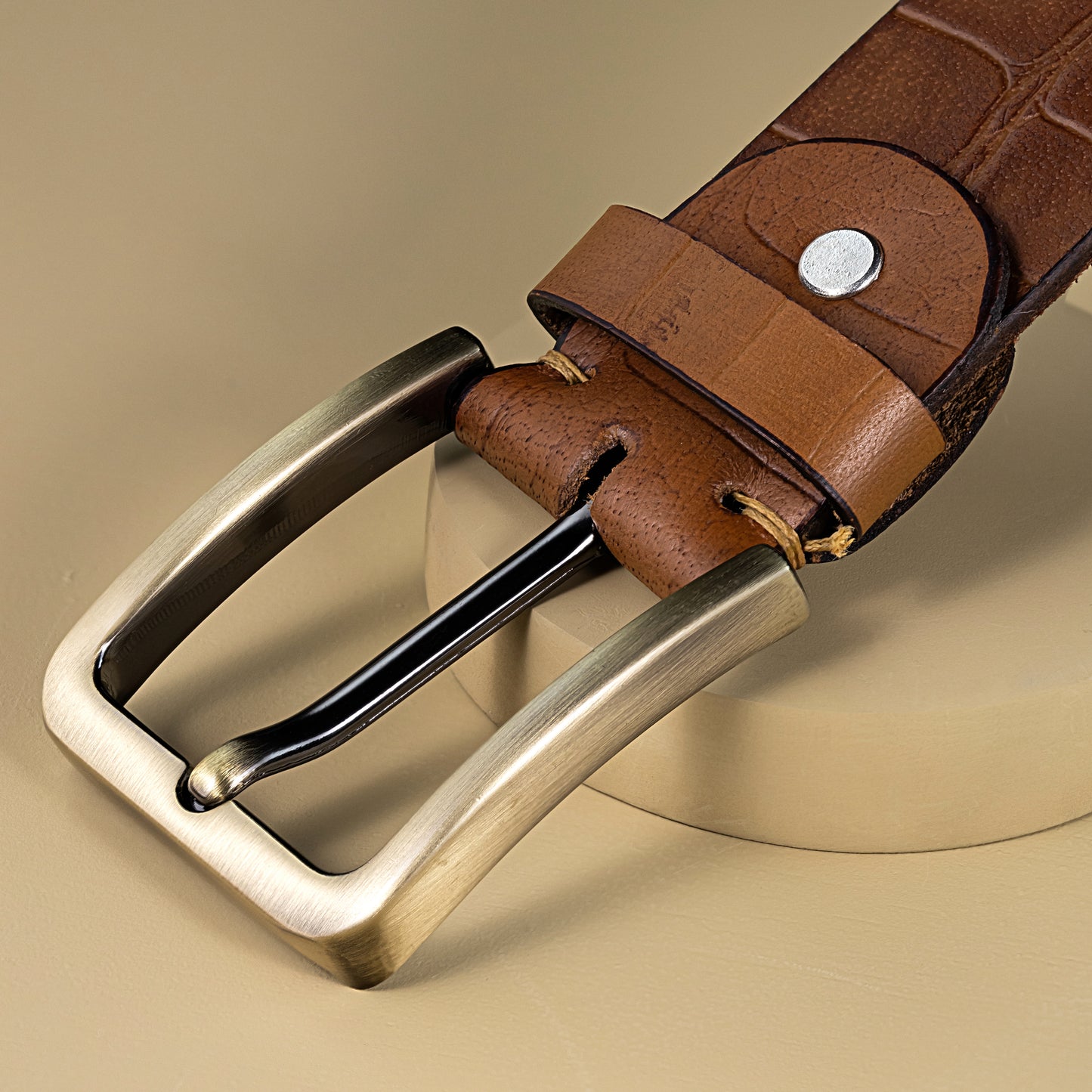 legacy croco leather belt for men