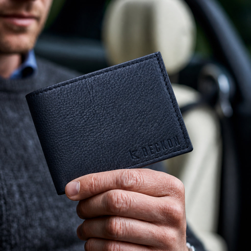 Blue Grain Forge – Premium Leather Wallet