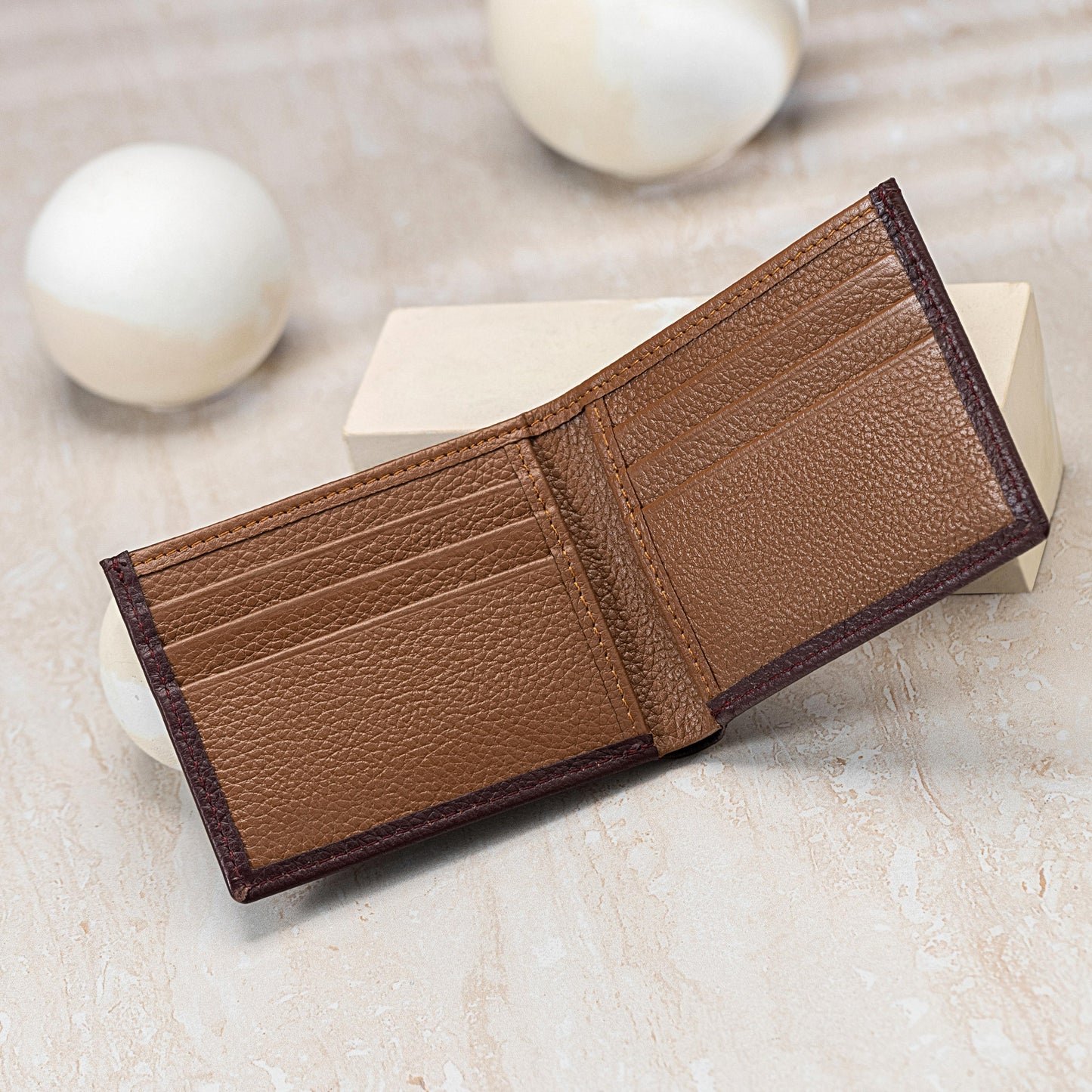 Brown Grain Forge – Premium Leather Wallet