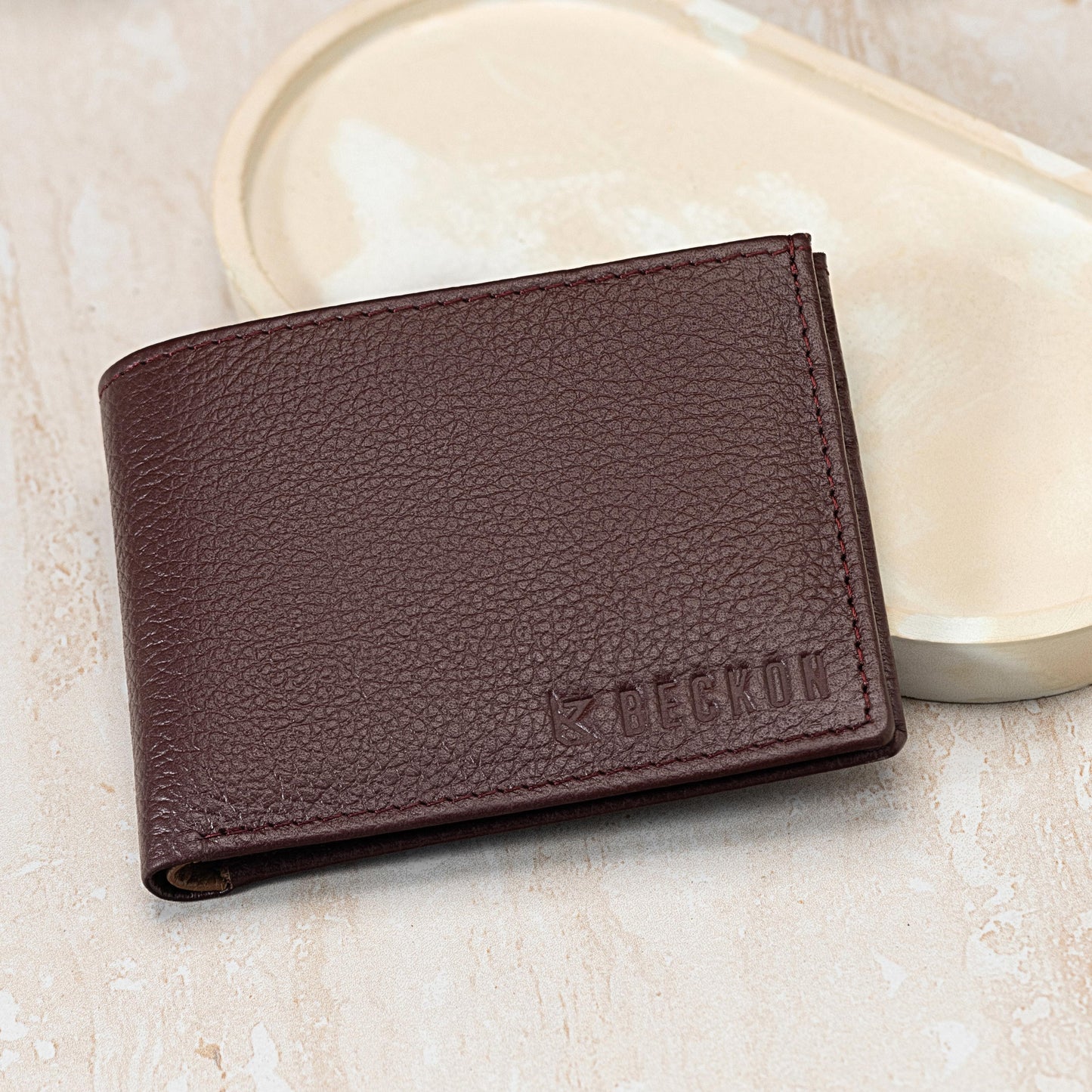 Brown Grain Forge – Premium Leather Wallet