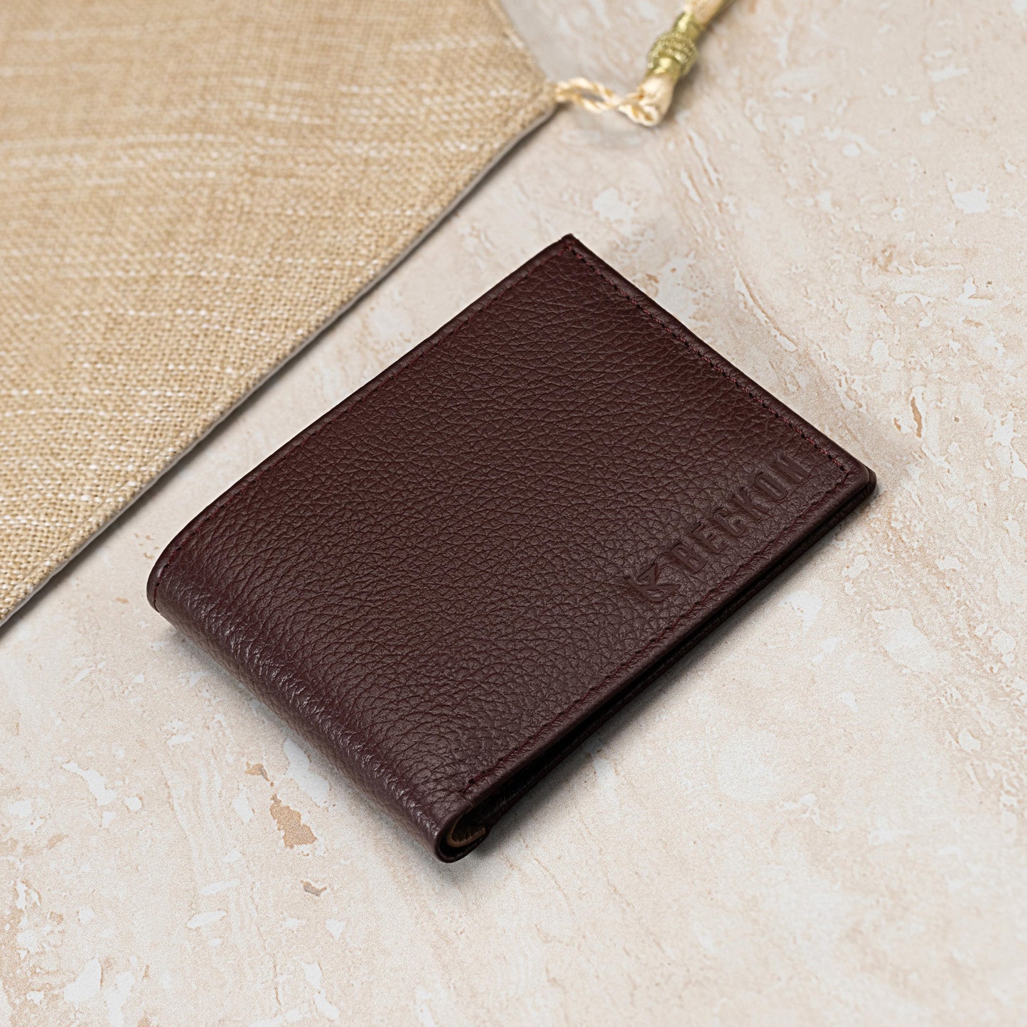 Brown Grain Forge – Premium Leather Wallet