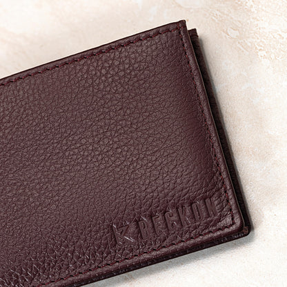 Brown Grain Forge – Premium Leather Wallet