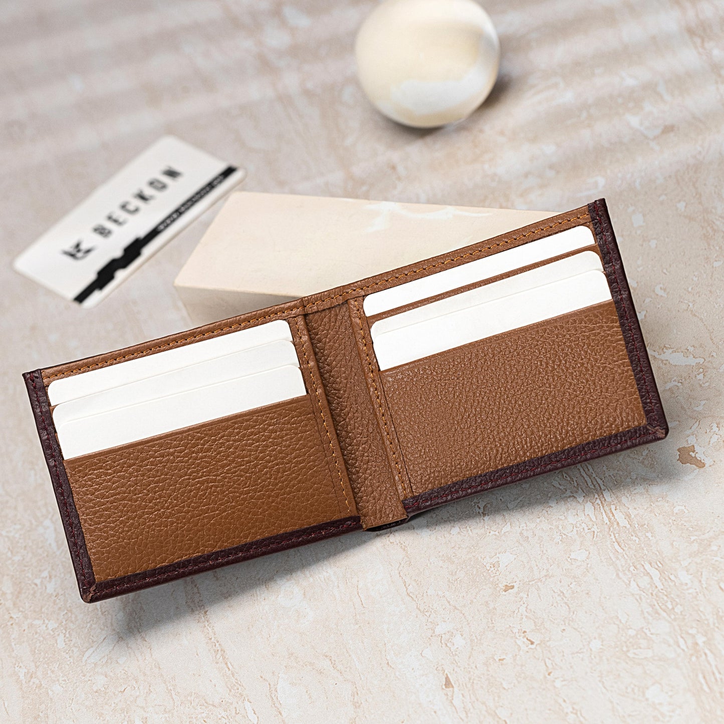 Brown Grain Forge – Premium Leather Wallet