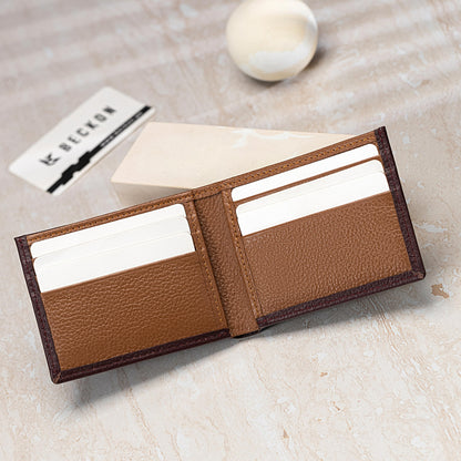 Brown Grain Forge – Premium Leather Wallet
