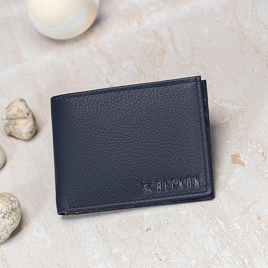 Blue Grain Forge – Premium Leather Wallet