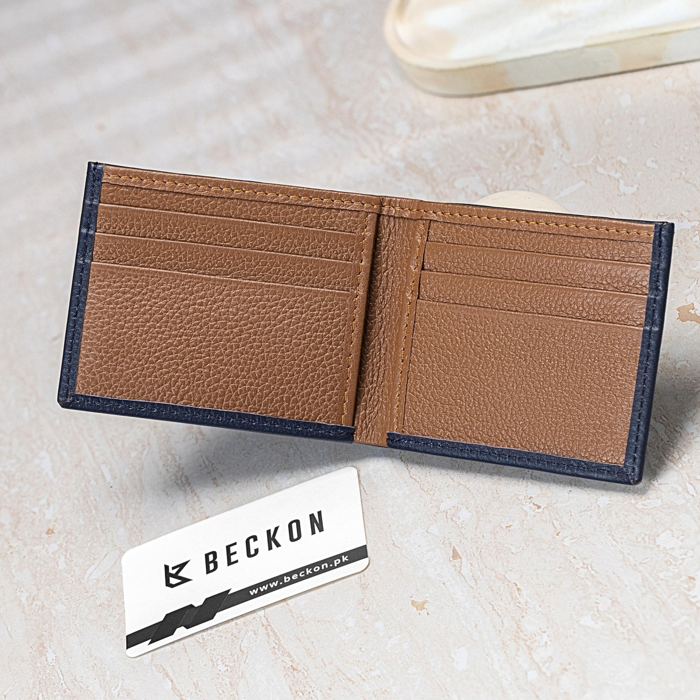 Blue Grain Forge – Premium Leather Wallet