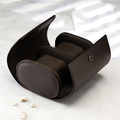 Premium Leather Watch Box - Twin Slots