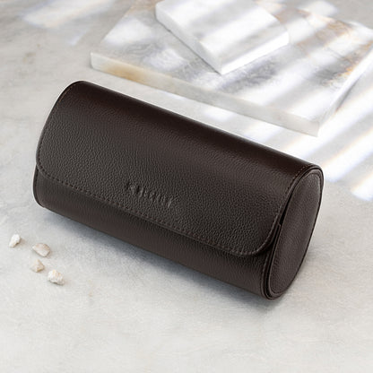 Premium Leather Watch Box – 3 Slot Edition