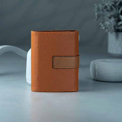Elan - Premium Leather Card Holder Wallet for Women – Compact Accordion Design