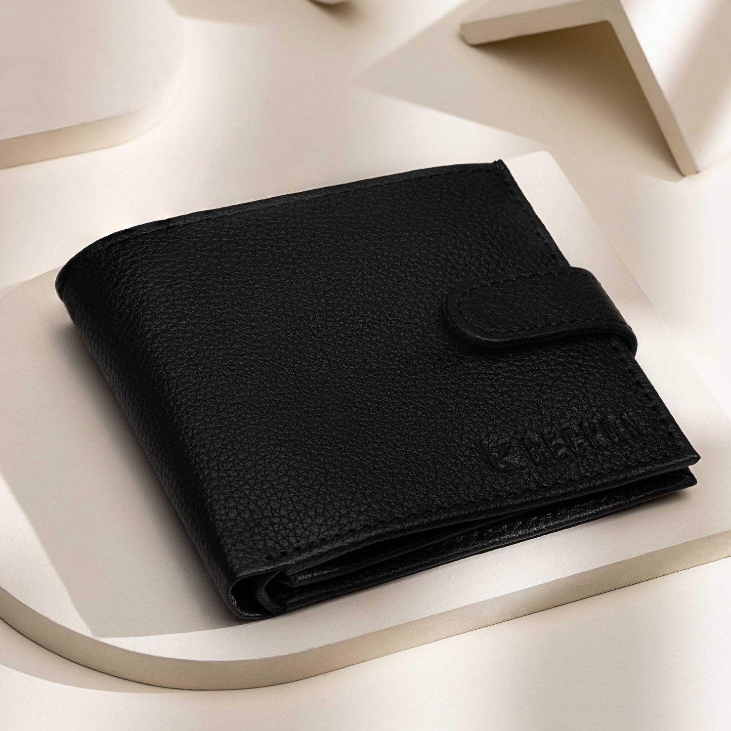 Bloke Black Leather Wallet