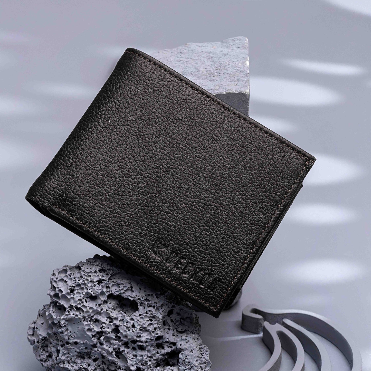 Colossal Black Leather Wallet