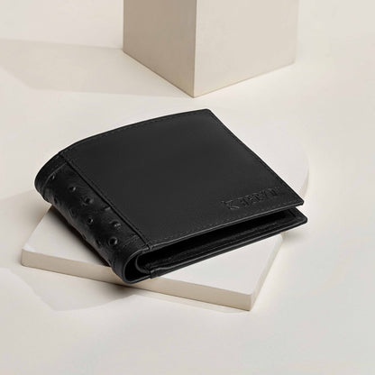 Gentry Black Leather Wallet