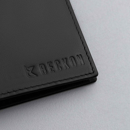 Gentry Black Leather Wallet