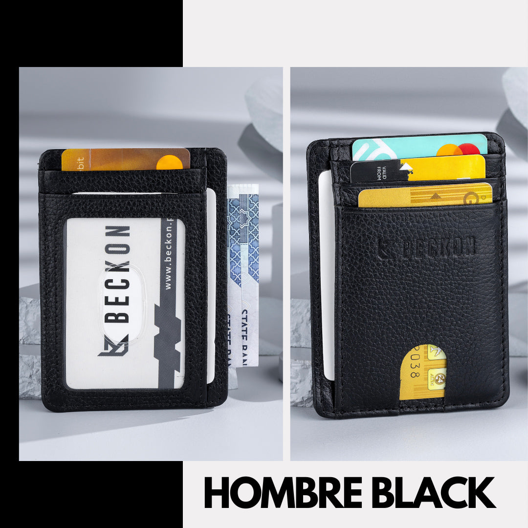 Hombre Black Wallet