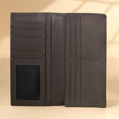 Valorous Genuine Leather Long wallet | 12 card slots, Cash & Zipper Pocket 