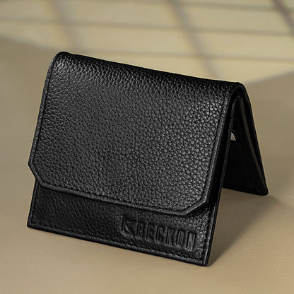 Beckon Noir Bifold Leather Wallet