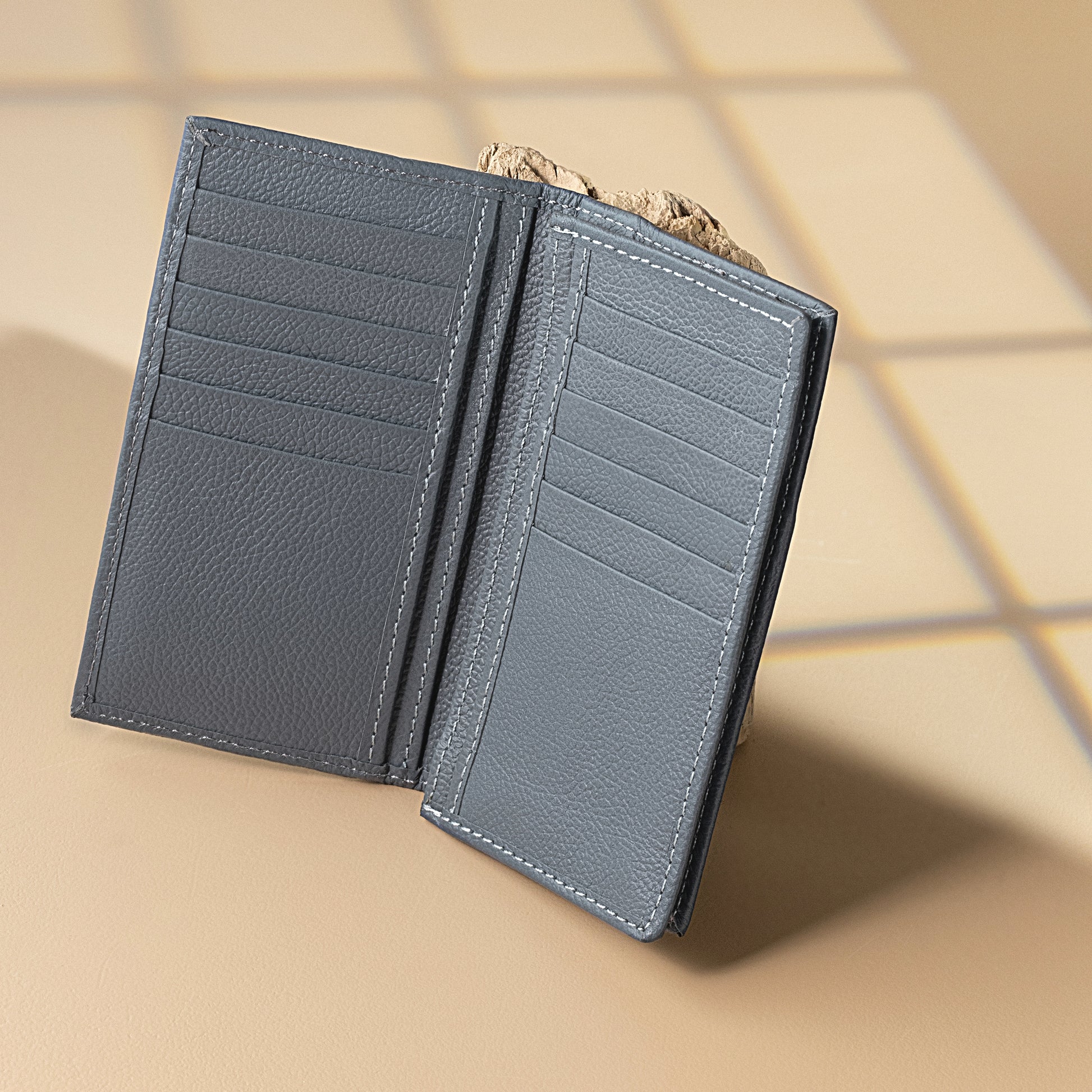 drifter multi card long wallet dual cash pockets