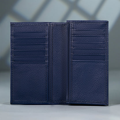executive bifold multi card long wallet men