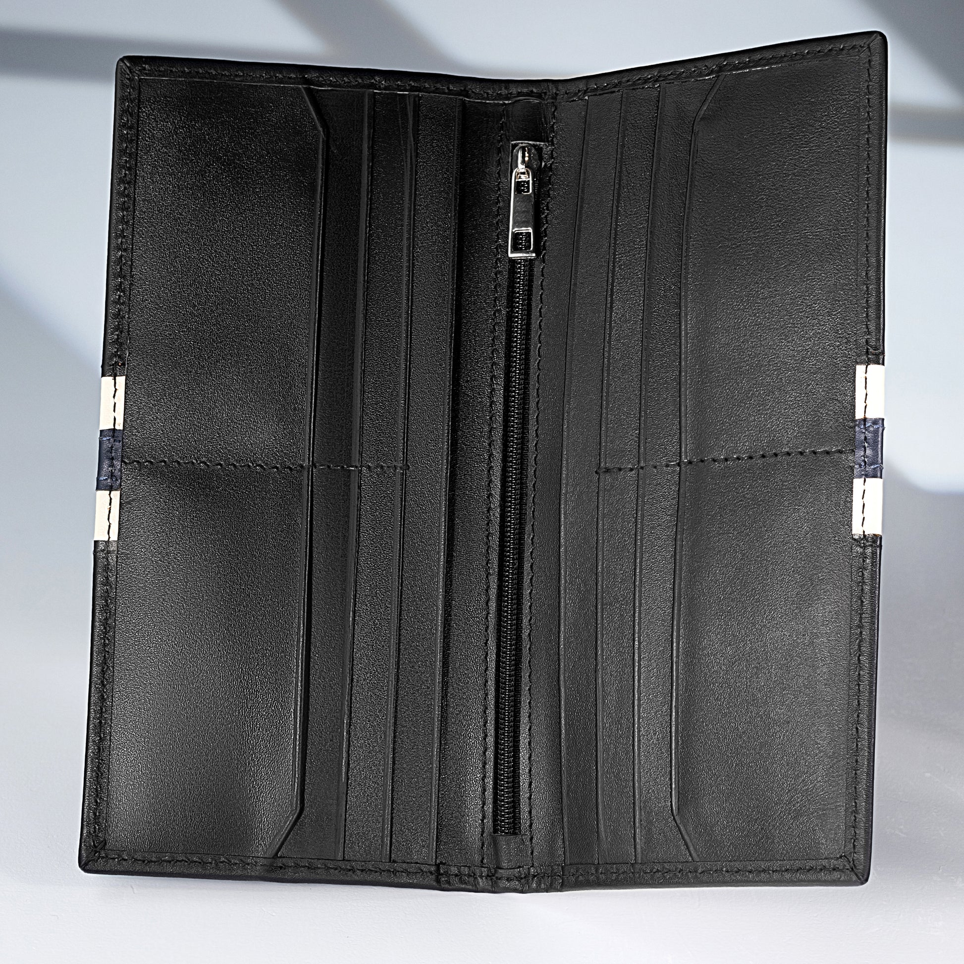 guardian multi card holder wallet for men with zipper pocket