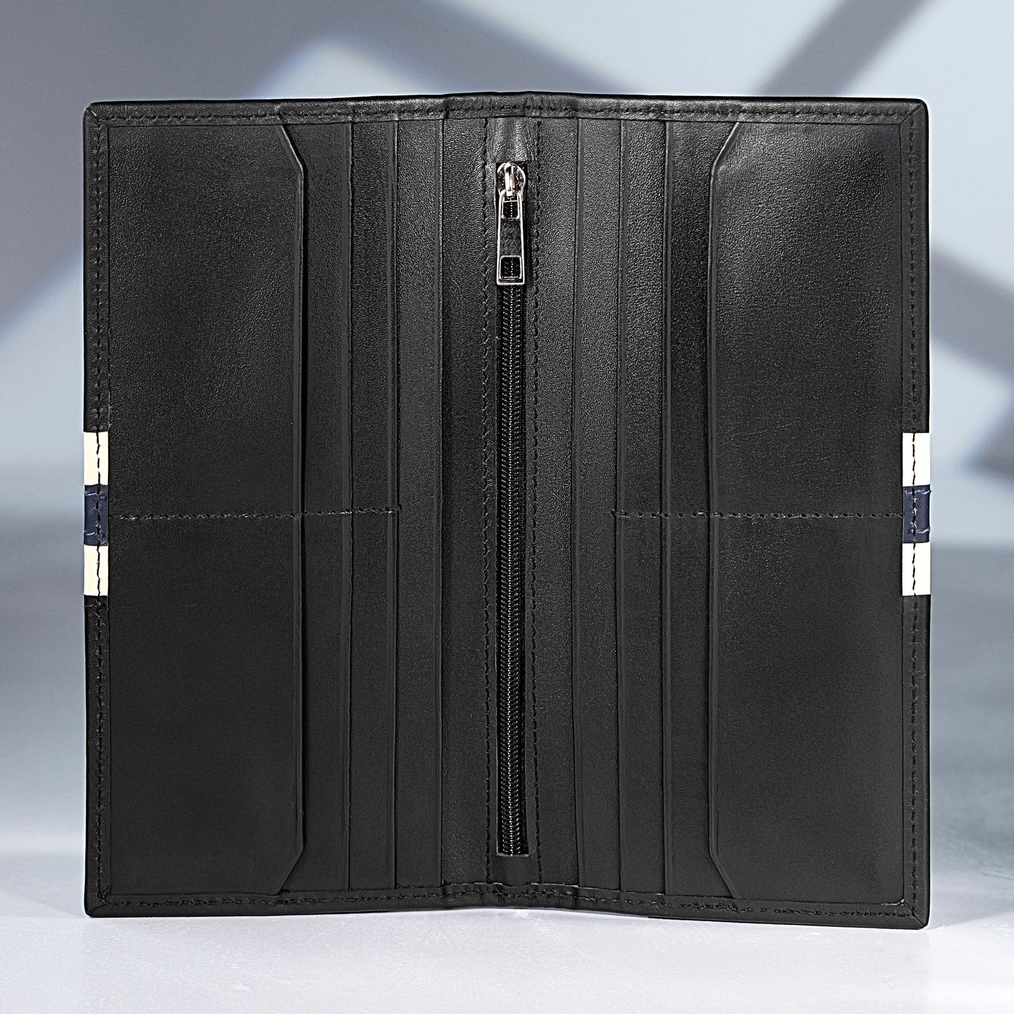 guardian multi card long wallet zipper pocket men