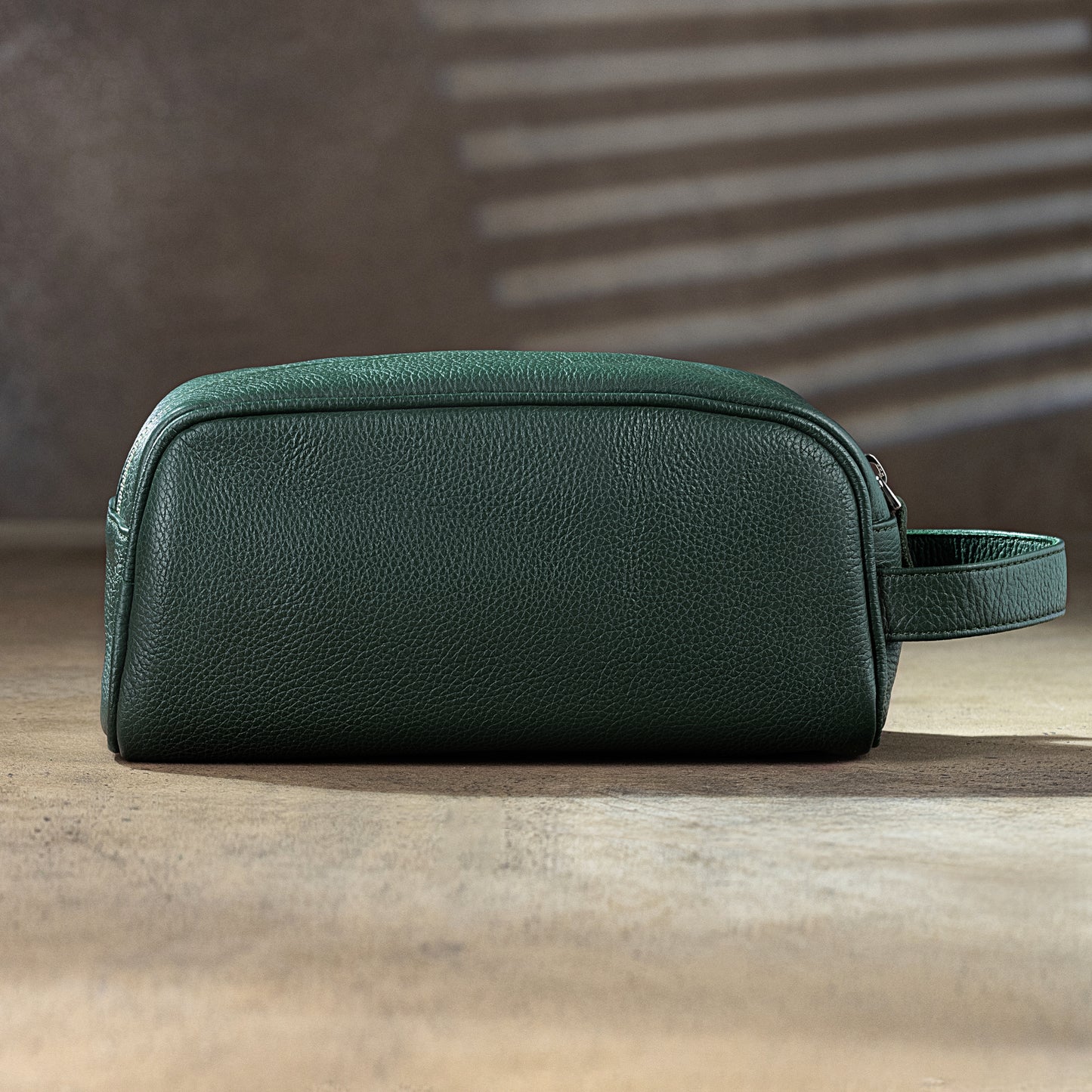 Men's Leather Toiletry Bag – Premium Travel Dopp Kit Organizer