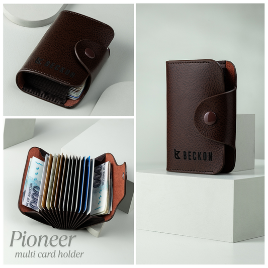Pioneer Multi Card Holder with cash pockets