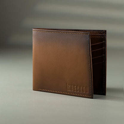titan leather bifold wallet for men multiple card slots cash compartments